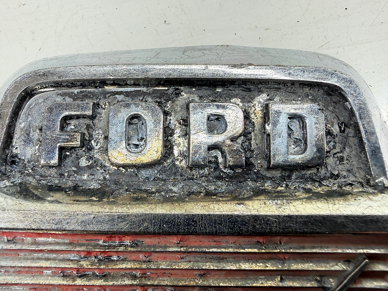 OEM 1953 - 1956 FORD TRUCK CHROME HOOD EMBLEM BAAK-16637 C69-2