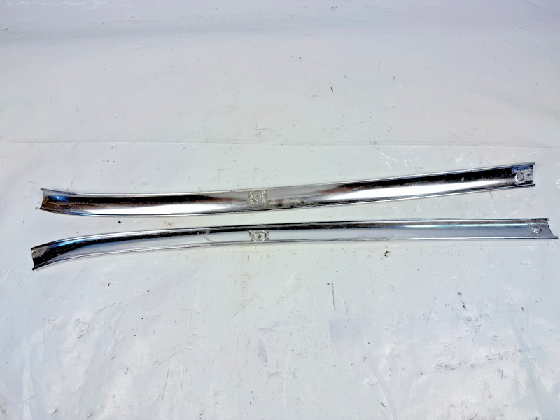 1960 Chevy Impala 4 Door Hardtop Flattop INTERIOR SIDE ROOF RAIL MOLDINGS B75-38