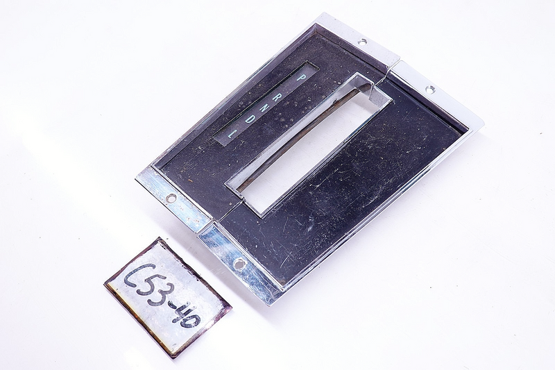 OEM 1967 Camaro 1968- 1974 Firebird Console Shifter Plate Halves GM C53-40