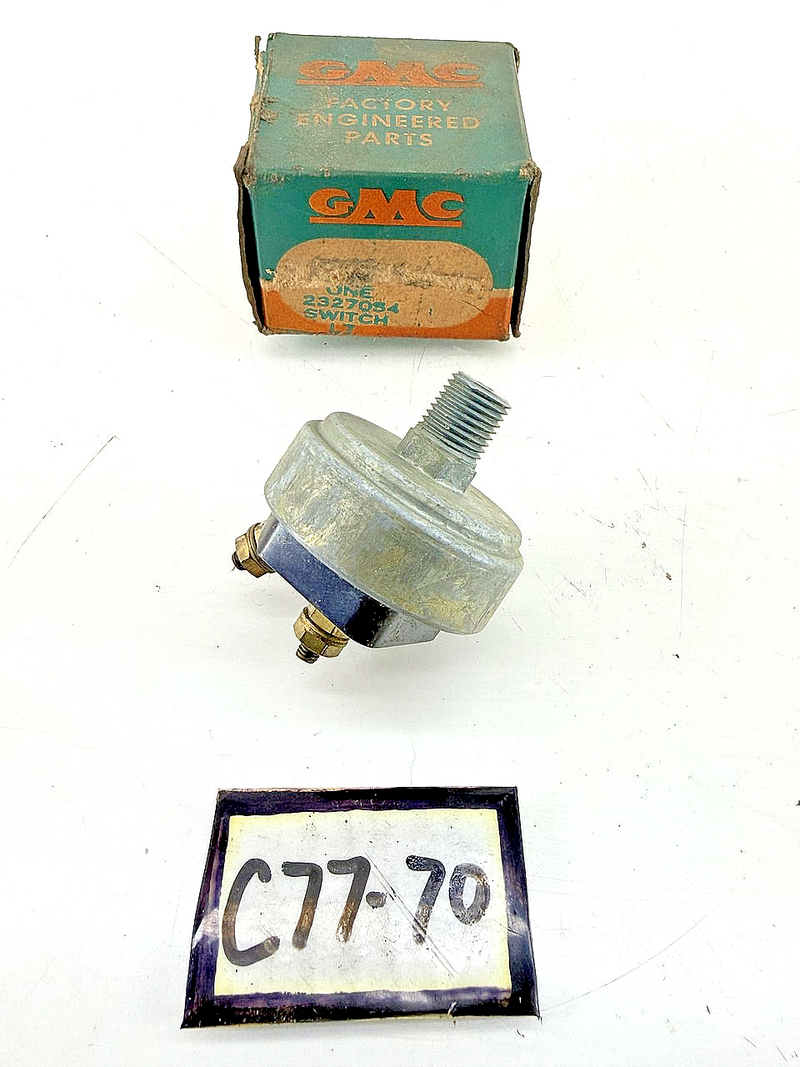 NOS 1958 - 1966 Chevrolet Chevy Truck Air Brake Stop Light Switch 2327054 C77-70