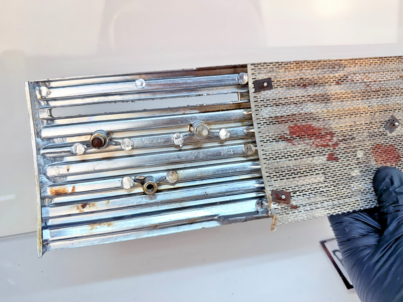 Vintage Air Vent Heater Blower Defroster Chrome Dash Panel Part # 20745 B64-8