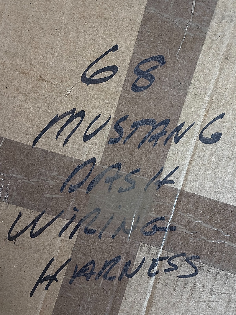 OEM 1968 Mustang Fastback Coupe GT Convertible UNDER DASH WIRING HARNESS C56-8