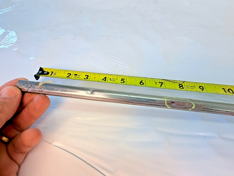 OEM 1960 IMPALA CONVERTIBLE 2 DOOR Quarter PAINT DIVIDER TRIM MOULDING LH S1-51