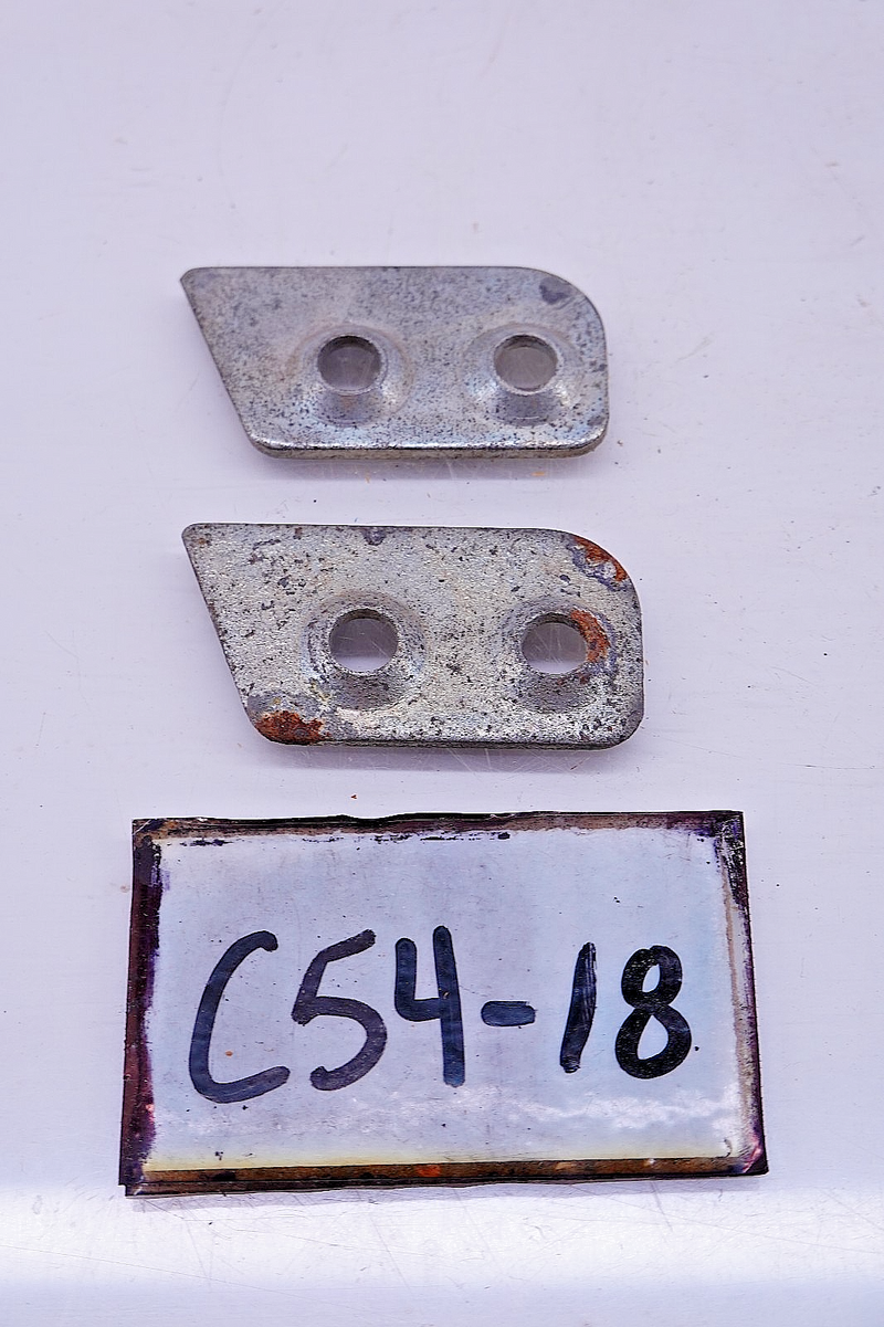 (1) NOS 1957 1958 Ford / Mercury RH Door Lock Striker Auxiliary Plate B9A C54-18