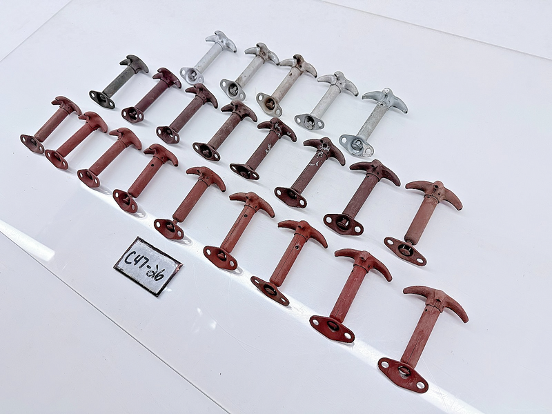 (2) Original 1939 - 1945 Jeep Willys M38 Hood Latch Hooks GPW MB C47-26