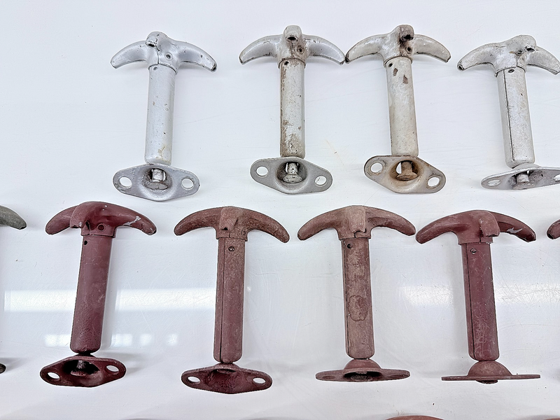 (2) Original 1939 - 1945 Jeep Willys M38 Hood Latch Hooks GPW MB C47-26