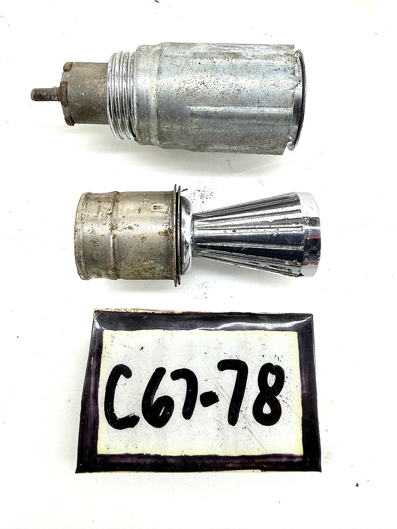 OEM 1961 1962 1963 CHEVROLET CORVETTE CIGARETTE LIGHTER SOCKET & RETAINER C67-78