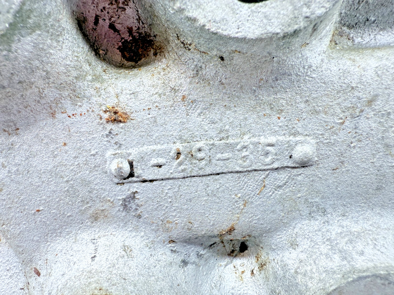 Original Ford Flathead V8 Aluminum Intake Manifold Early Flatty 1-25-1935 U5B-23