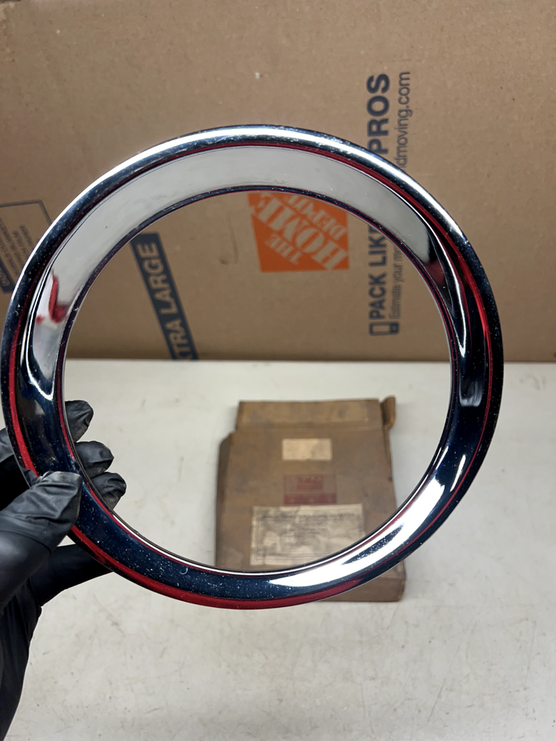 NOS 1955-1957 FORD THUNDERBIRD CHROME PORTHOLE RING BAB-4030535-B 24681 TRIM B7