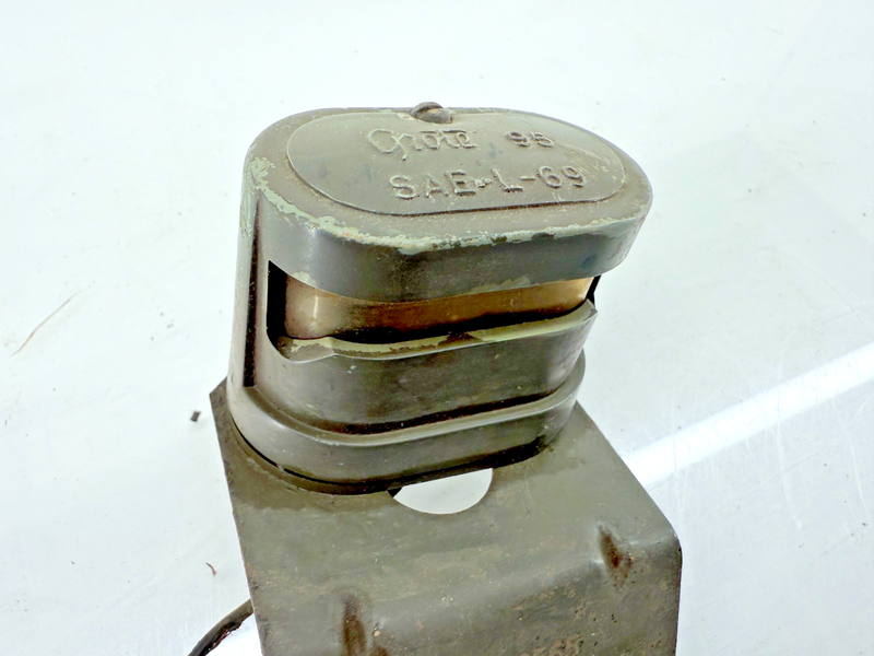 Vintag Grote 95 License Plate Light SAE-L-69 Willys Jeep Rat Rod Milirary C37-15