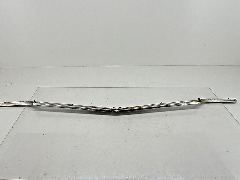 OEM 1964 Chevy Impala Belair Biscayne Hood Lip Molding Above Grille Aluminum