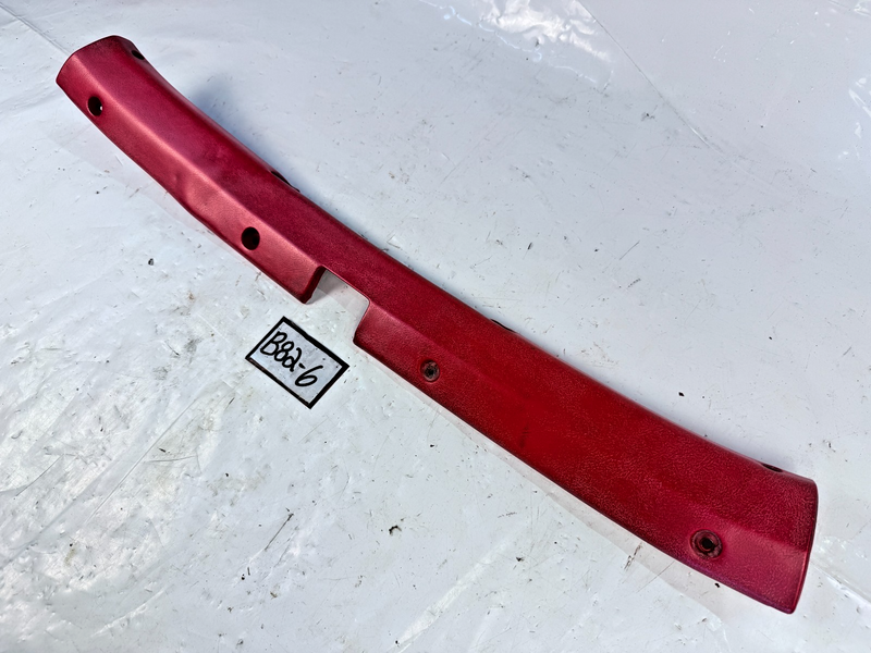 OEM 1969 - 1972 Corvette C3 Header Molding Red Coupe Trim Panel 1970 1971 B82-6