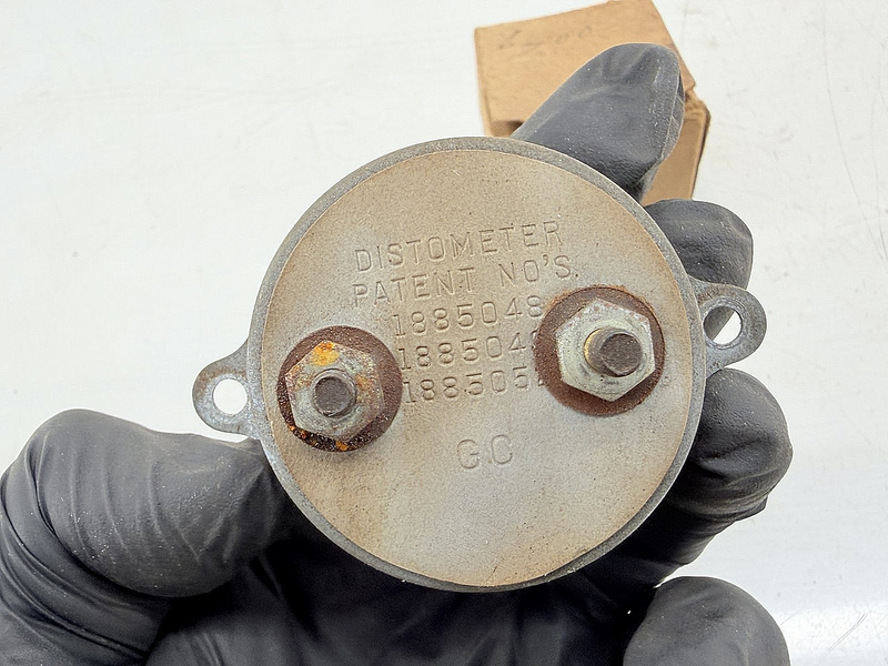 NOS 1937 - 1940 FORD OIL PRESSURE GAUGE DASH UNIT 91A-9273B C77-23