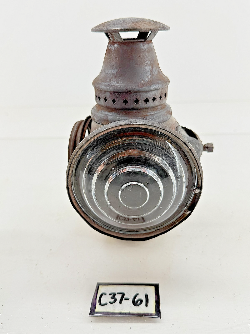 Vintage Adlake Non-Sweating Balanced Draft Lamp Red Ford Model T Rat Rod C37
