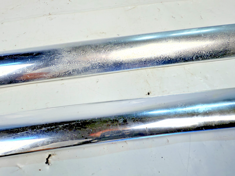 1960 Chevy Impala 4 Door Hardtop Flattop INTERIOR SIDE ROOF RAIL MOLDINGS B75-38