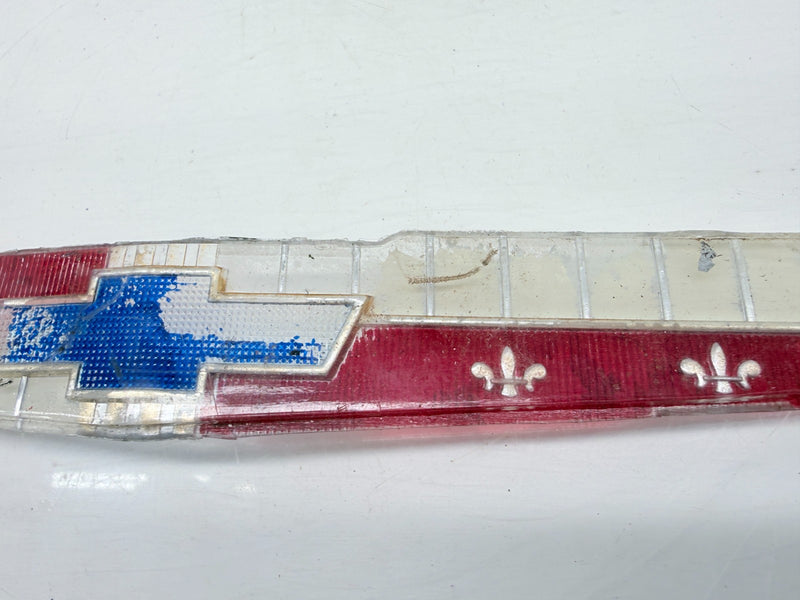 OEM 1956 1957 1958 Chevy 150 210 Nomad Hood Emblem Insert C46-22