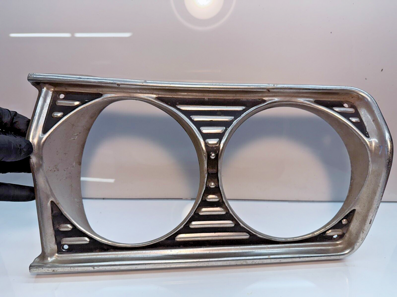 OEM 1964 PLYMOUTH  Sport Fury Savoy Belvedere DRIVER SIDE HEADLIGHT BEZEL B48-2