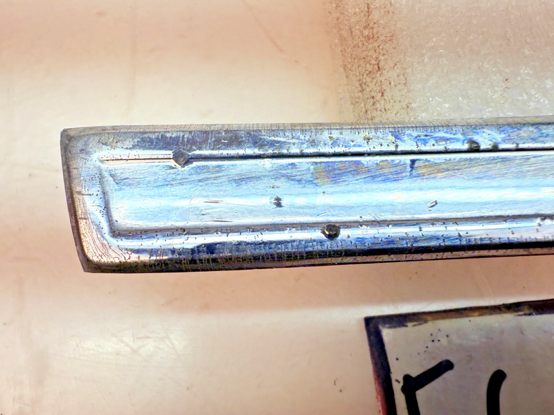 OEM 1960 Chevrolet Impala #7 Left Front Fender Chrome Molding Trim Louver E6-92