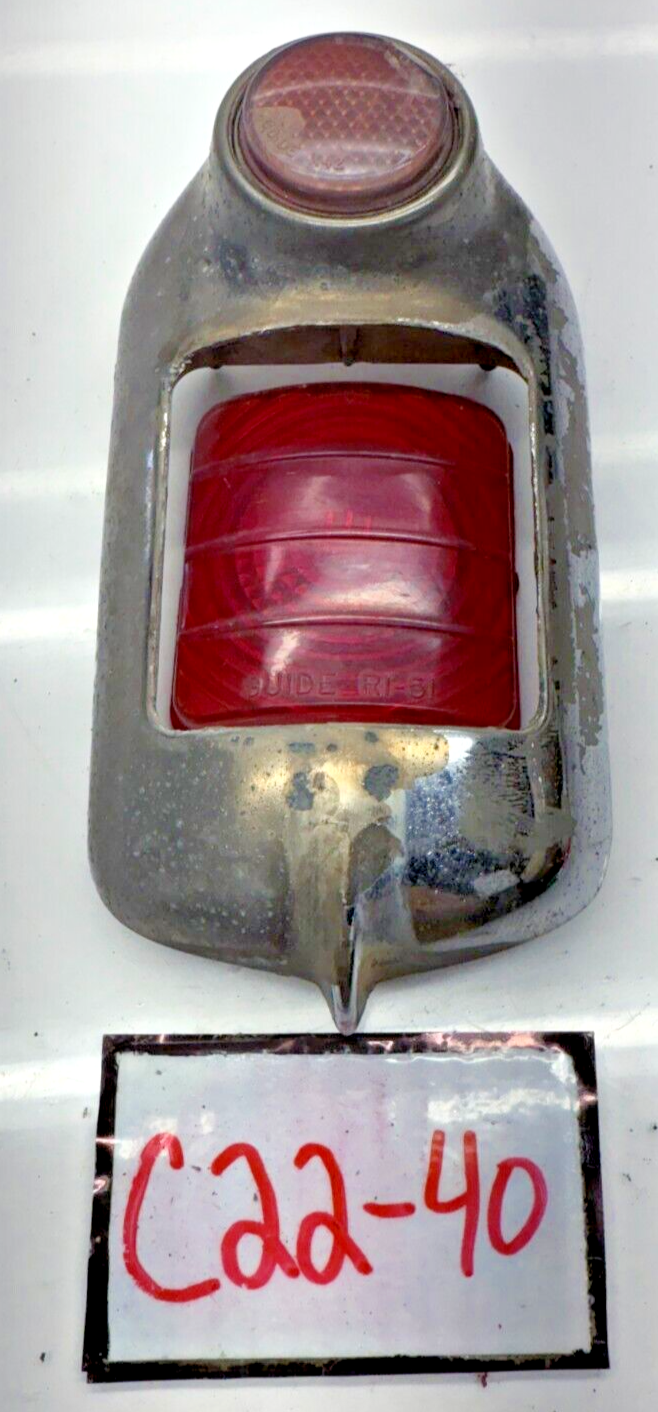 OEM 1951 - 1952 Chevy Bel Air Right Side Passenger Taillight Assembly C22-40