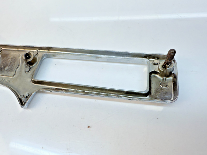 OEM 1950 - 1956 Willys Wagon Truck Jeep Jeepster Chrome Dash Gauge Plate B63-38