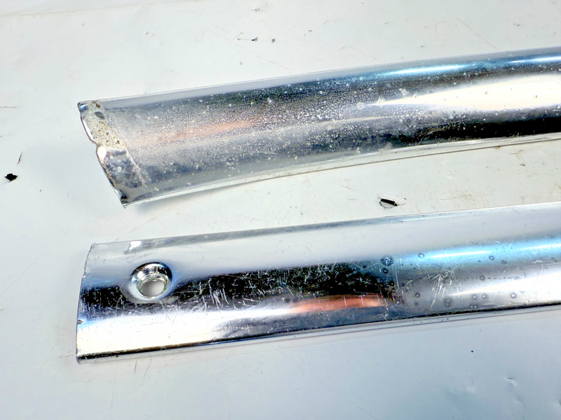 1960 Chevy Impala 4 Door Hardtop Flattop INTERIOR SIDE ROOF RAIL MOLDINGS B75-38
