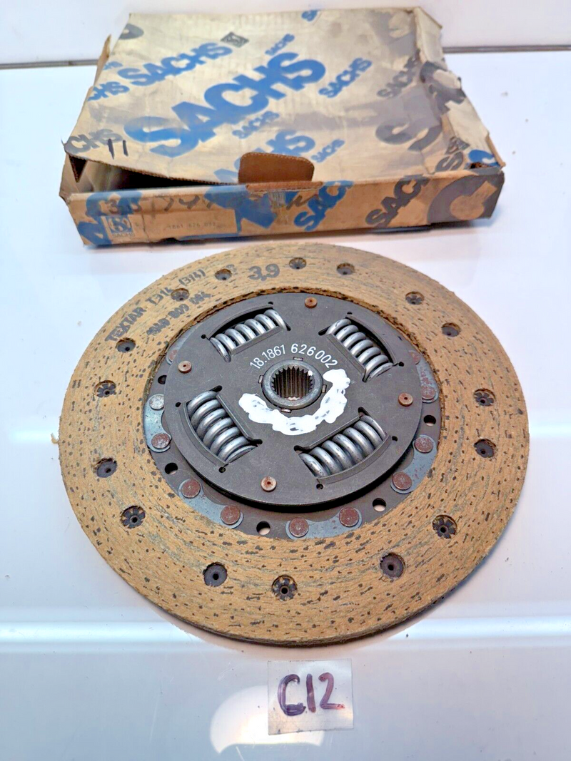 NOS SACHS Clutch Friction Disc 1861626032 035141031M Audi/VW 1971-88 C12-11