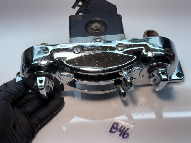 OEM  1949 - 1951 Dodge Chrysler Chrome Heater AC Control Bezel 1253406 B46-9