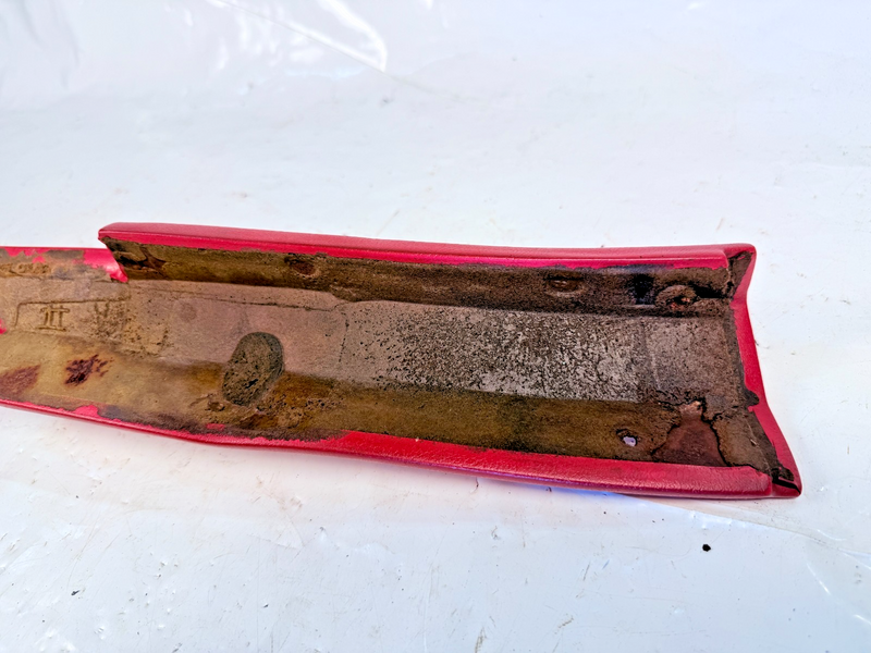 OEM 1969 - 1972 Corvette C3 Header Molding Red Coupe Trim Panel 1970 1971 B82-6
