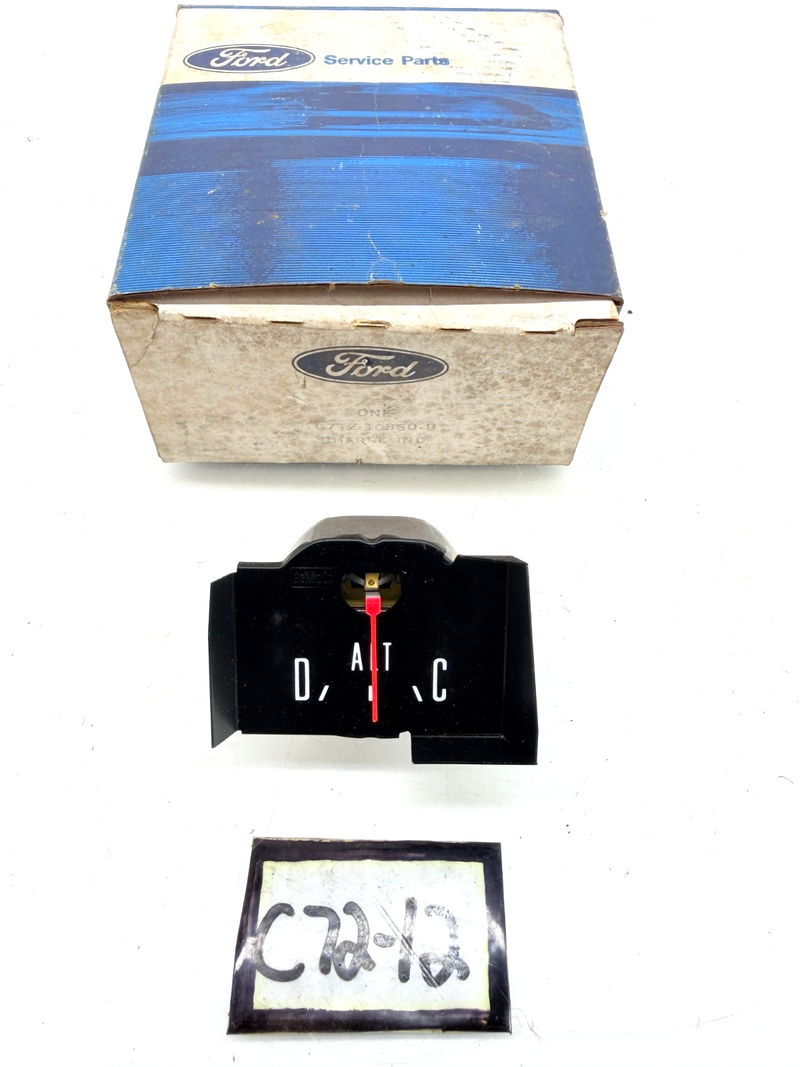 NOS 1967 - 1972 Ford Truck AMP Gauge Charge Indicator DC C7TZ-10850-B C72-12