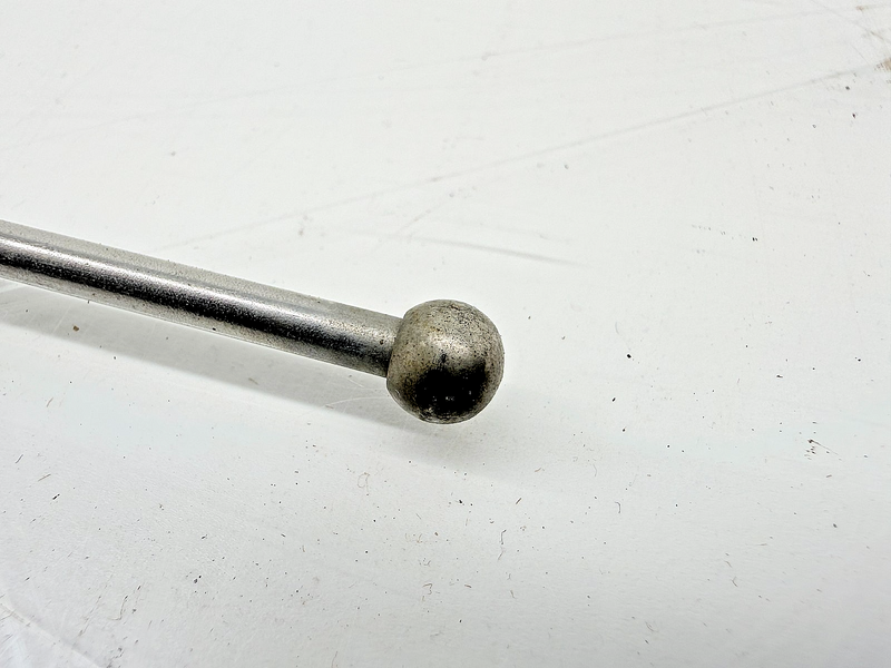 Original GM 1967 - 1978 C2 C3 Corvette Fixed Antenna Mast & Chrome Base B63-63