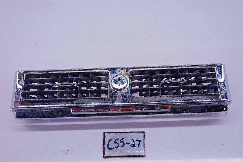 Rare OEM 1964 MERCURY COMET Chrome Dash Vents Bezel C55-27