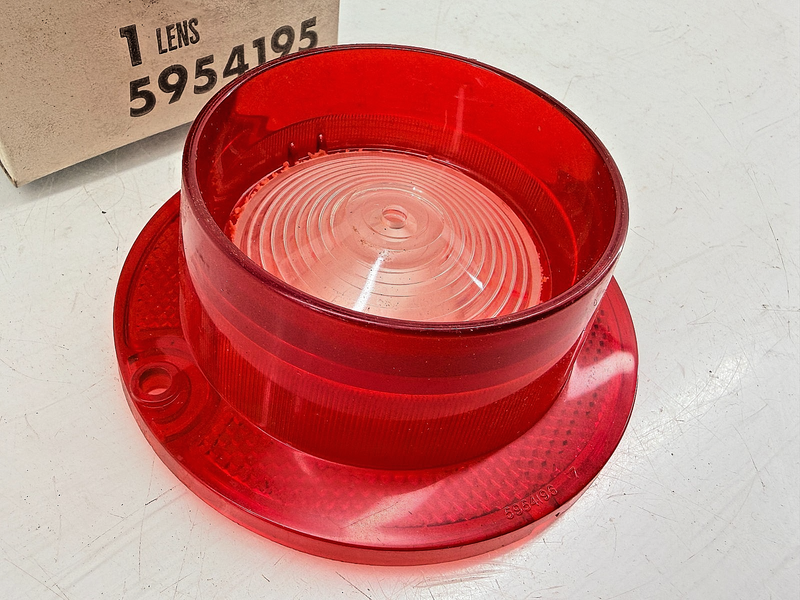 NOS 1963 Chevrolet Bel Air Biscayne Backup Lamp Lens 5954195 SAE RB 63 C71-5