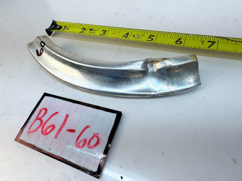 1960 Chevrolet Impala Lower Left Headlight/ Fender Moulding Trim 60 B61-60