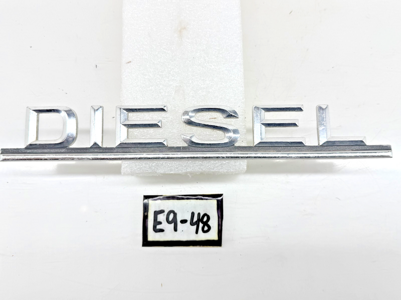 OEM 1975 - 1986 Mercedes Diesel Trunk Emblem Badge 123.817.00.15 E9-48