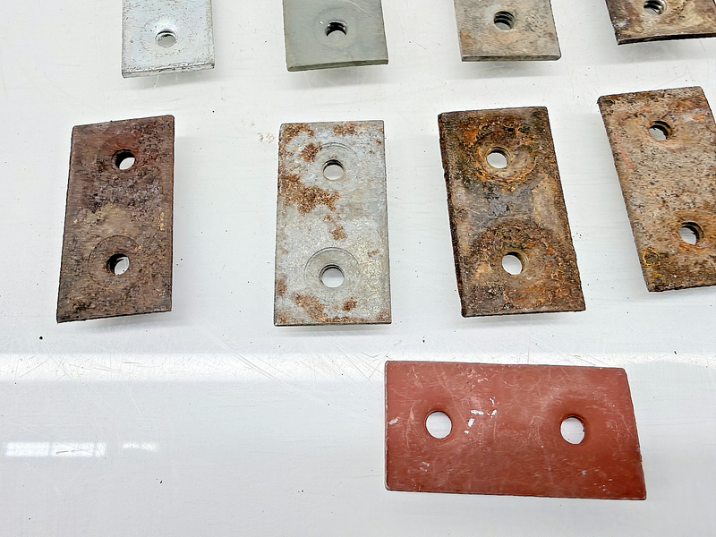 (2) Original Jeep Willys CJ2A CJ3A Windshield Lower Brackets J-Hook Mount C47-31