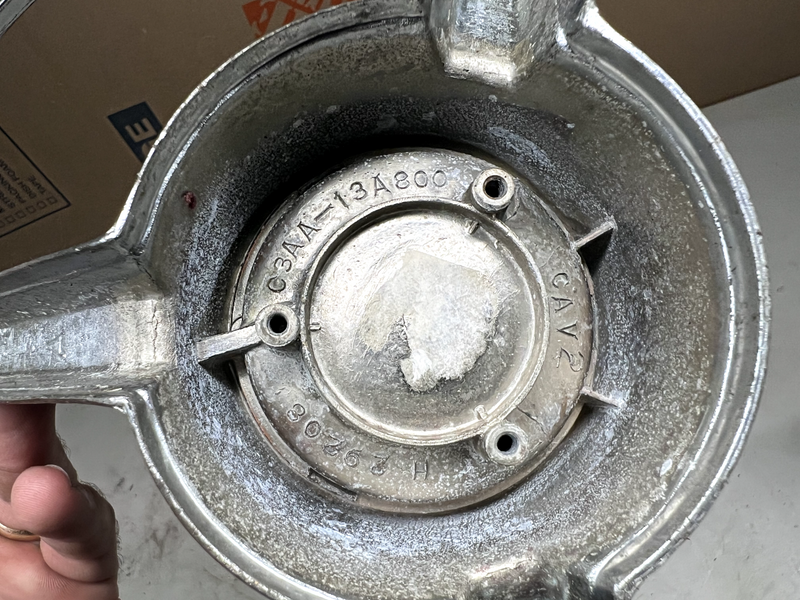 1963-1964 Ford Galaxie 500 Horn Ring Steering Wheel 63 64 C3AA-13A800 U1C-B12