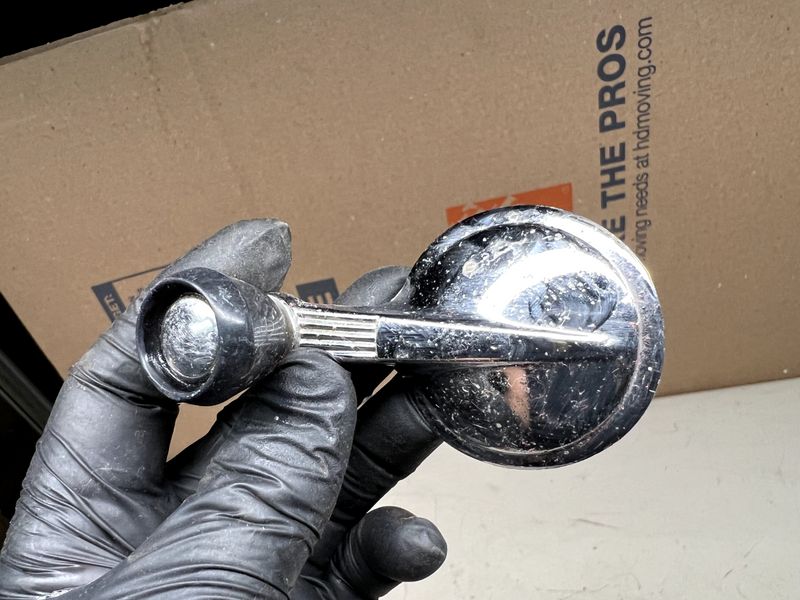 OEM 1958-1964 Impala Belair Chrome Vent Window Crank Handle PAIR 59 61 62 B22-1