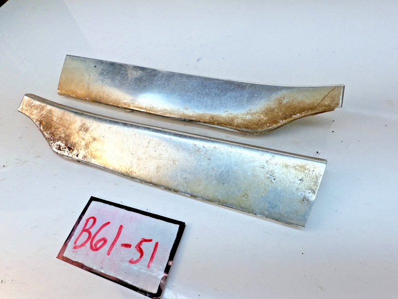 OEM 1960 Chevy Impala Pair Lower Grille Trim Filler Splash Shield Molding B61-51