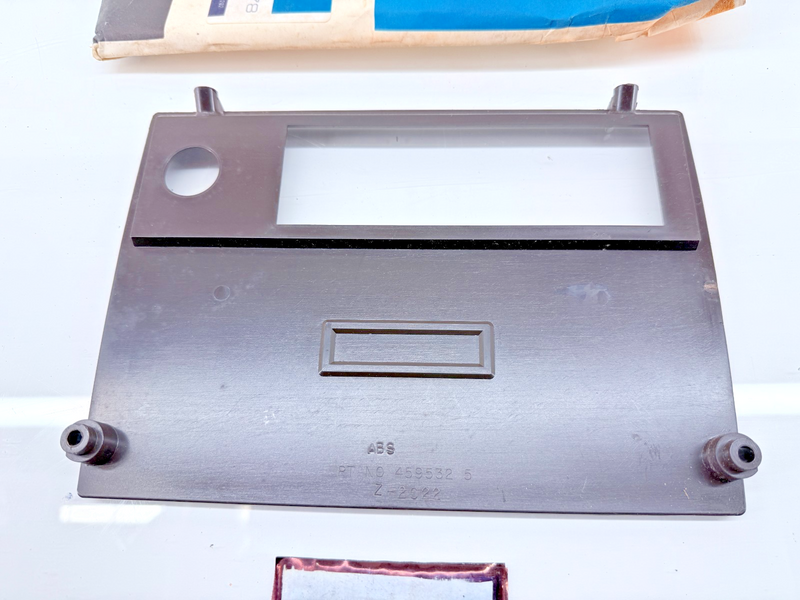 NOS 1978-1985 EL CAMINO MALIBU MONTE CARLO GMC CABEALLERO RADIO DASH PANEL PLATE