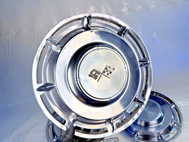 (3) 1959 1960 1961 1962 Chevrolet Corvette Impala Wheel Cover Hubcap 14" U5B-3