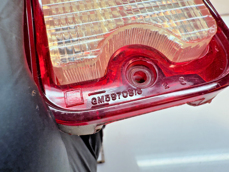 OEM GM 1979 - 1987 El Camino RH Tail Brake Light 5970812 B14-15