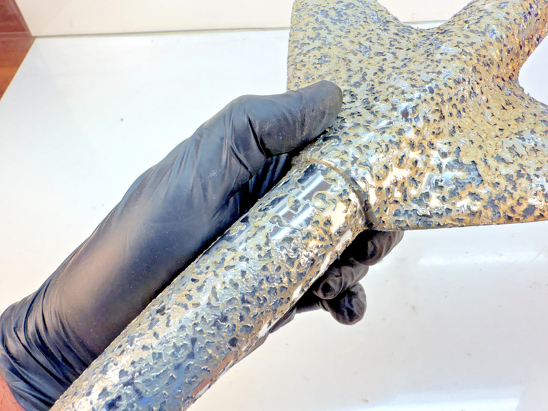 1951 Chevrolet Hood Emblem Ornament Jet Plate Wings Bullet Rocket 3695337 B3-27