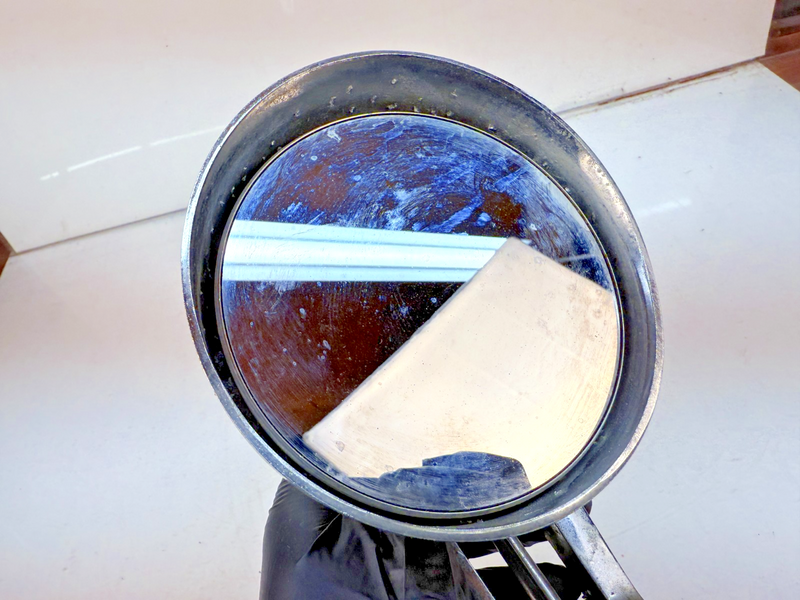 RARE 1950s-60s ROCKET STYLE SIDEVIEW MIRROR RAT ROD HOT ROD CUSTOM CAR C28-12