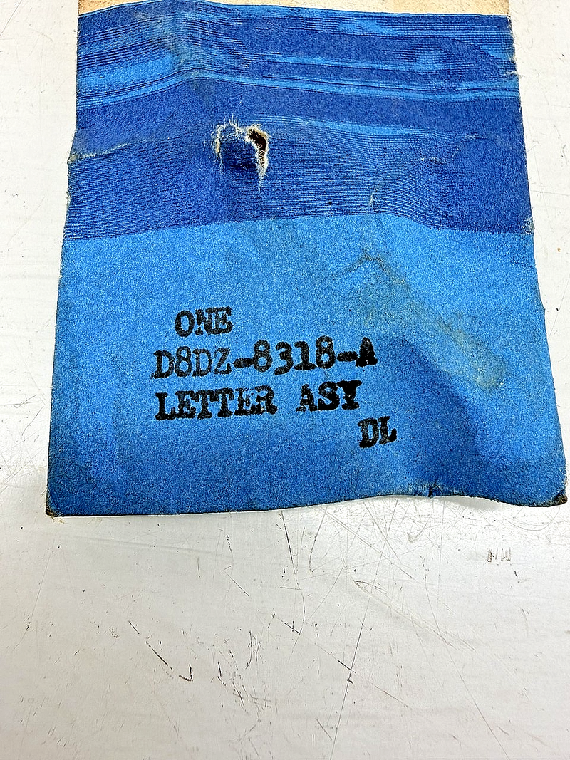 NOS 1978 - 1983 FORD FAIRMONT CHROME LETTER O D8DZ-8318-A C76-154