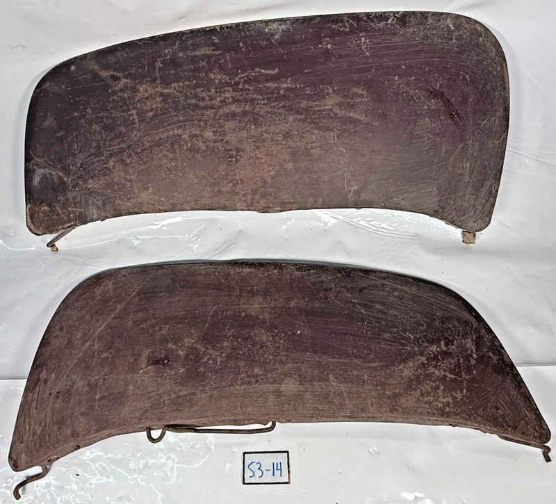 Vintage OEM 1951 Mercury Pair Teardrop Car Truck Fender Skirts Ford S3-14