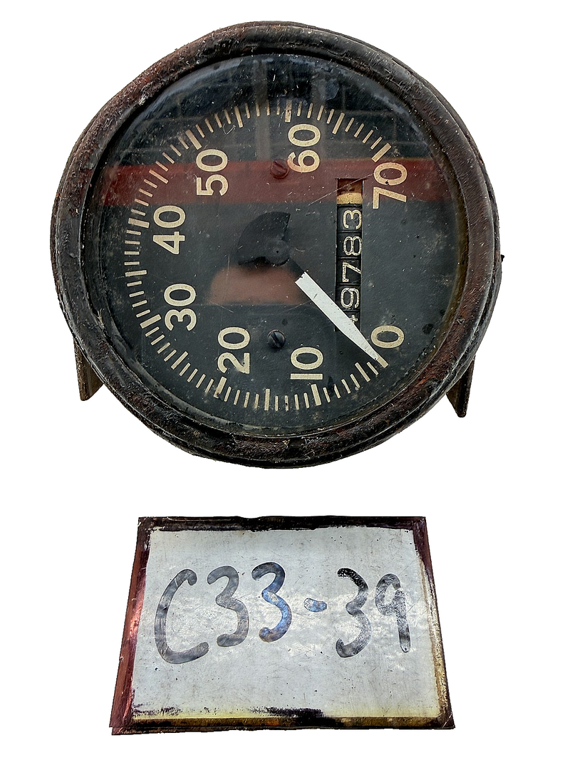 OEM 1946 - 64 Willys Jeep CJ2A CJ3A CJ3B GPW MB Speedo Speedometer 70MPH C33-32