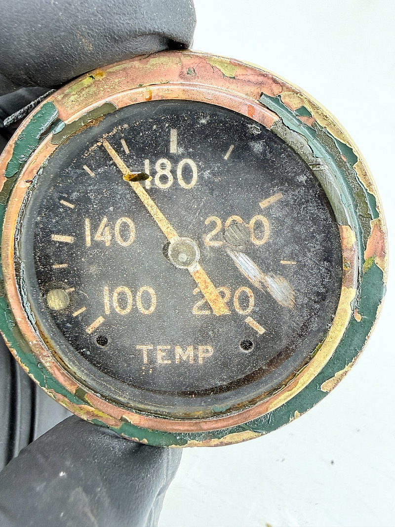 OEM 1940's Ford GPW Jeep Willys MB M38 Temperature Gauge 100-220℉ WWII C67-114