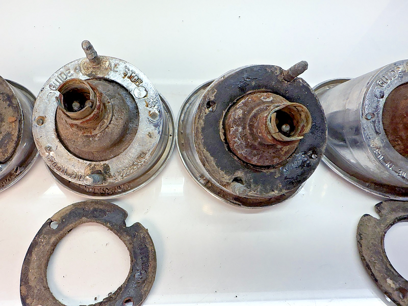 OEM 1963 – 1967 Corvette Tail Lamp Light Assembly Original GUIDE Set of 4 B53-25