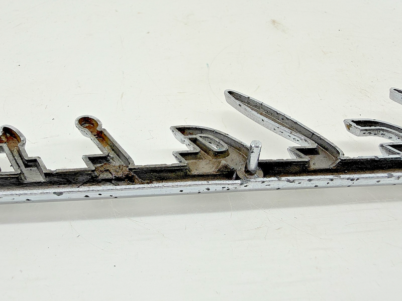 OEM 1955 1956 Mercury "MONTCLAIR" Chrome Emblem Name Plate Script C66-33
