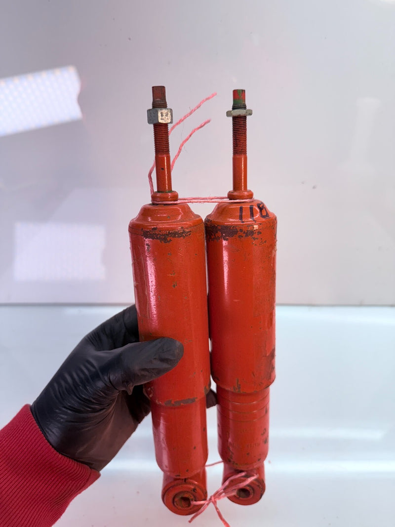 NOS VINTAGE PAIR FRONT Shocks 1973 - 1978 NISSAN PICKUP 1/2 TON B56-15